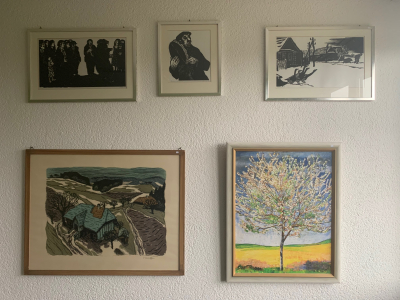 BILDER vom Estrich an die Wand